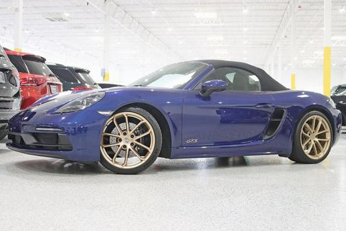 Gentian Blue Metallic 2021 Porsche 718 Boxster GTS