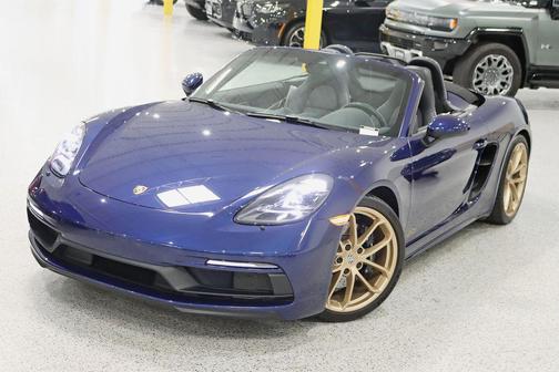 Gentian Blue Metallic 2021 Porsche 718 Boxster GTS