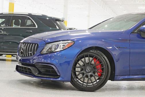 Brilliant Blue Metallic 2019 Mercedes-Benz AMG C 63 C 63 S AMG