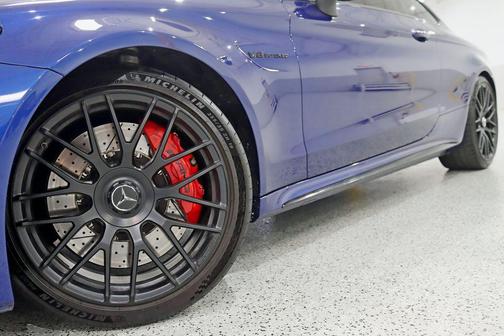 Brilliant Blue Metallic 2019 Mercedes-Benz AMG C 63 C 63 S AMG