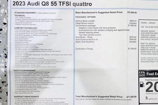 2023 Audi Q8 55 Premium