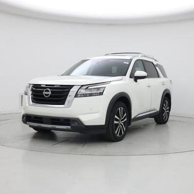 Pearl White Tricoat 2023 Nissan Pathfinder Platinum FWD