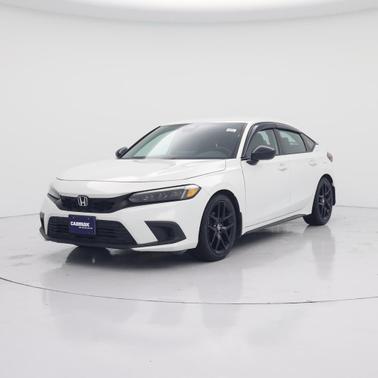Platinum White Pearl 2022 Honda Civic Sport