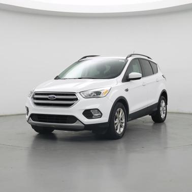 White Platinum Metallic Tri-Coat 2017 Ford Escape SE