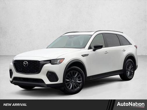 Rhodium White Premium 2025 Mazda CX-70 3.3 Turbo Preferred Package