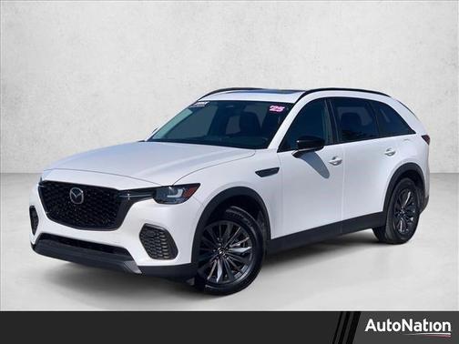 Rhodium White Premium 2025 Mazda CX-70 3.3 Turbo Preferred Package