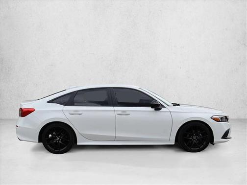 Platinum White Pearl 2024 Honda Civic Sport