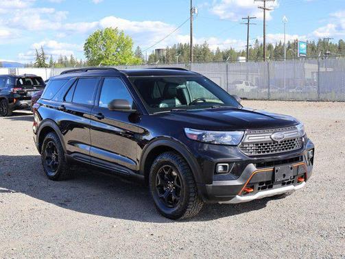 Agate Black Metallic 2022 Ford Explorer Timberline