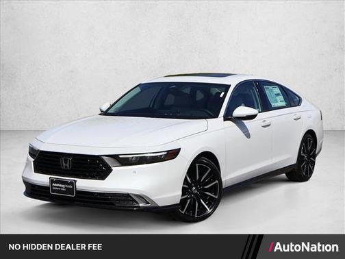 Platinum White Pearl 2026 Honda Accord Hybrid Touring