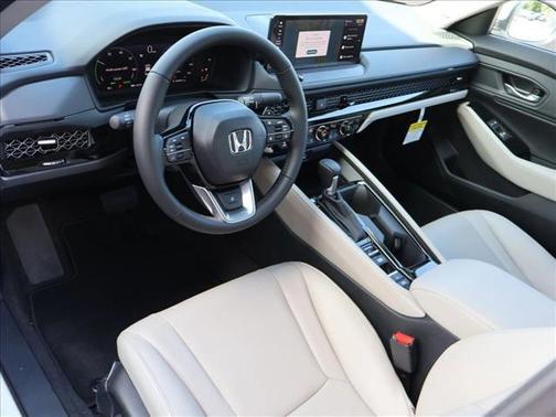 Platinum White Pearl 2026 Honda Accord Hybrid Touring