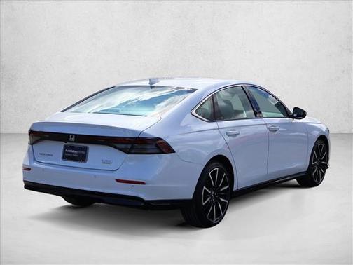 Platinum White Pearl 2026 Honda Accord Hybrid Touring