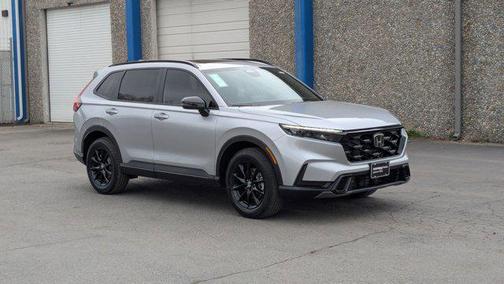 Solar Silver Metallic 2026 Honda CR-V Hybrid Sport AWD