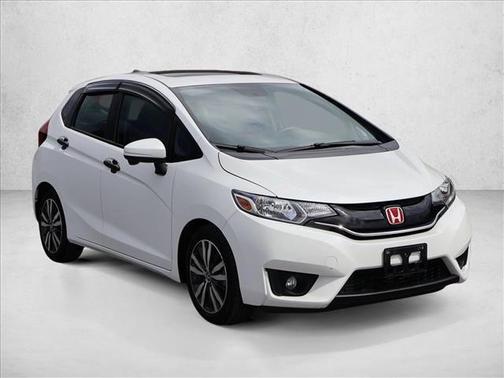 White Orchid Pearl 2015 Honda Fit EX