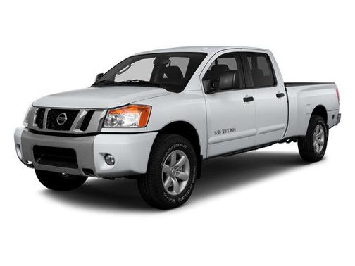 Green 2014 Nissan Titan PRO-4X