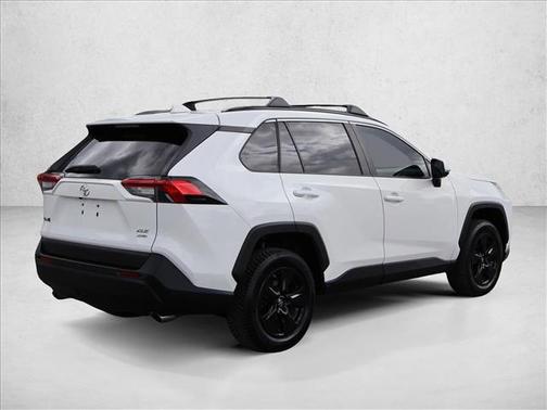 Super White 2019 Toyota RAV4 XLE