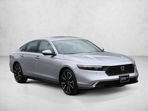 Solar Silver Metallic 2026 Honda Accord Hybrid Touring