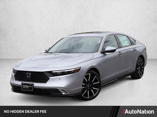 Solar Silver Metallic 2026 Honda Accord Hybrid Touring
