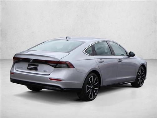 Solar Silver Metallic 2026 Honda Accord Hybrid Touring