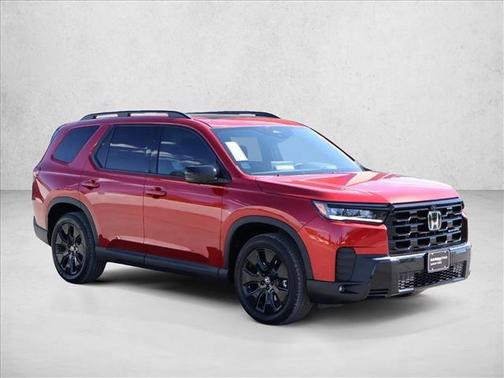 Radiant Red Metallic II 2026 Honda Pilot Black Edition