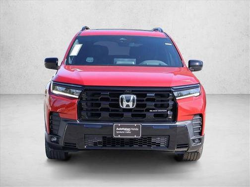 Radiant Red Metallic II 2026 Honda Pilot Black Edition
