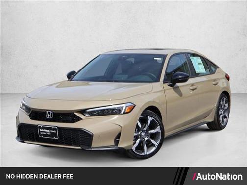 Sand Dune Pearl 2026 Honda Civic Hybrid Sport Touring