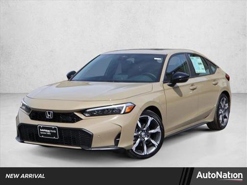 Sand Dune Pearl 2026 Honda Civic Hybrid Sport Touring