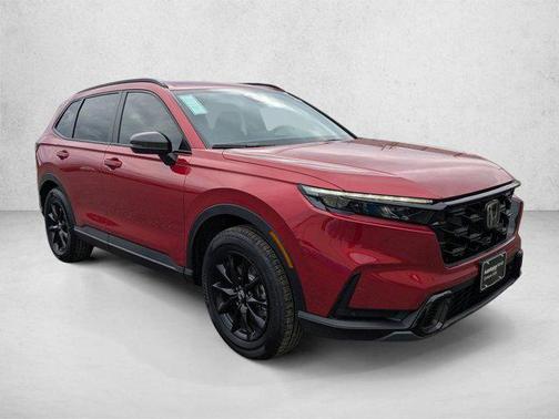 Radiant Red Metallic 2026 Honda CR-V Hybrid Sport-L AWD