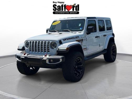 Bright White Clearcoat 2020 Jeep Wrangler Unlimited Sahara
