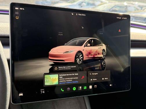 Red 2024 Tesla Model 3 Long Range