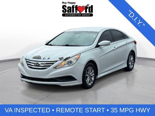 Pearl White 2014 Hyundai SONATA GLS