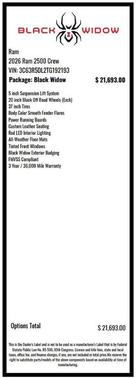 2026 RAM 2500 Big Horn