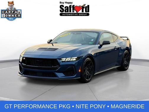 Blue Metallic 2024 Ford Mustang GT Premium