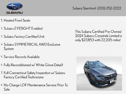 Magnetite Gray Metallic 2024 Subaru Crosstrek Limited