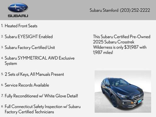 2025 Subaru Crosstrek Wilderness
