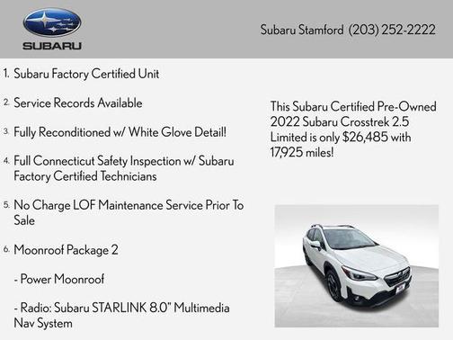 2022 Subaru Crosstrek Limited