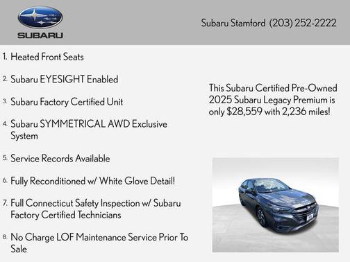 Magnetite Gray Metallic 2025 Subaru Legacy Premium