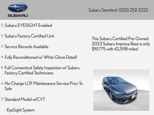 2023 Subaru Impreza Base