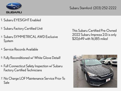 2022 Subaru Impreza Base
