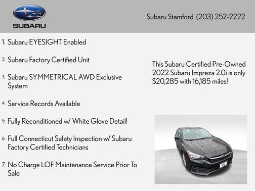 2022 Subaru Impreza Base