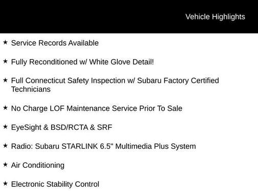 2019 Subaru Impreza 2.0i Premium