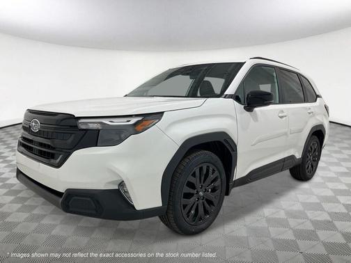 Crystal White Pearl   Blackgray 2026 Subaru Forester Sport