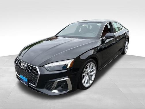Mythos Black Metallic 2023 Audi A5 Sportback 45 S Line Premium