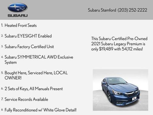 2021 Subaru Legacy Premium