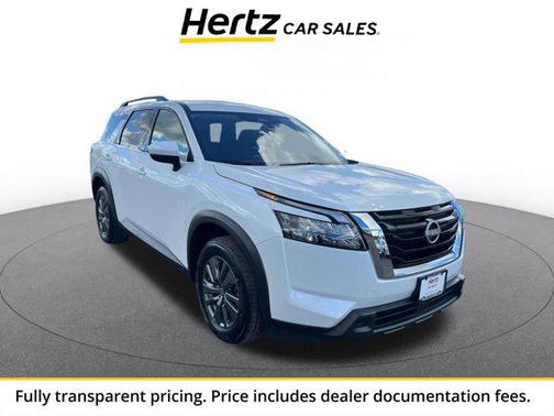 Everest White Pearl Tricoat 2025 Nissan Pathfinder SV 4WD