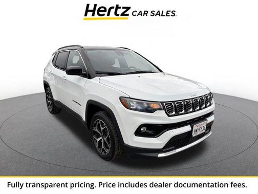 Bright White Clearcoat 2025 Jeep Compass Limited