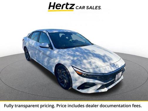 Serenity White 2025 Hyundai ELANTRA SEL