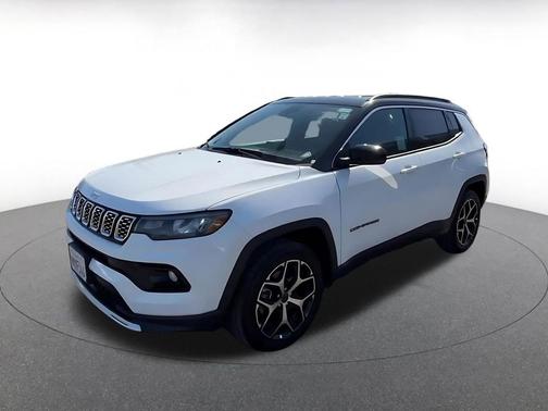 Bright White Clearcoat 2025 Jeep Compass Limited