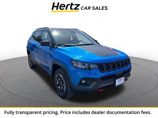 Hydro Blue Pearlcoat 2025 Jeep Compass Trailhawk