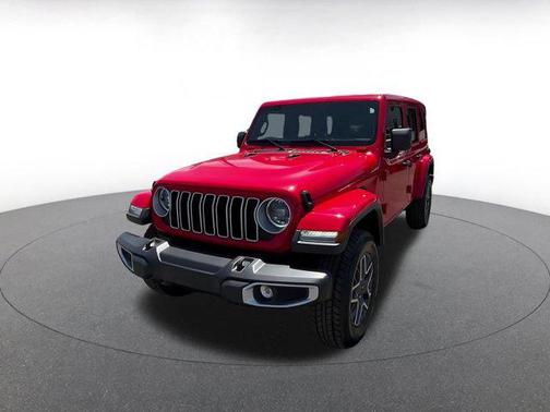 Firecracker Red Clearcoat 2025 Jeep Wrangler 4-Door Sahara 4x4