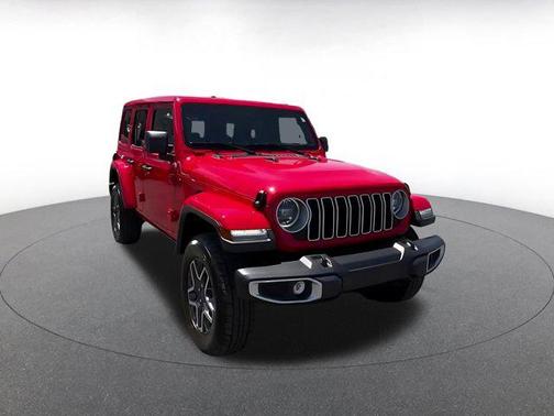 Firecracker Red Clearcoat 2025 Jeep Wrangler 4-Door Sahara 4x4